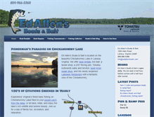 Tablet Screenshot of edallensboats.com